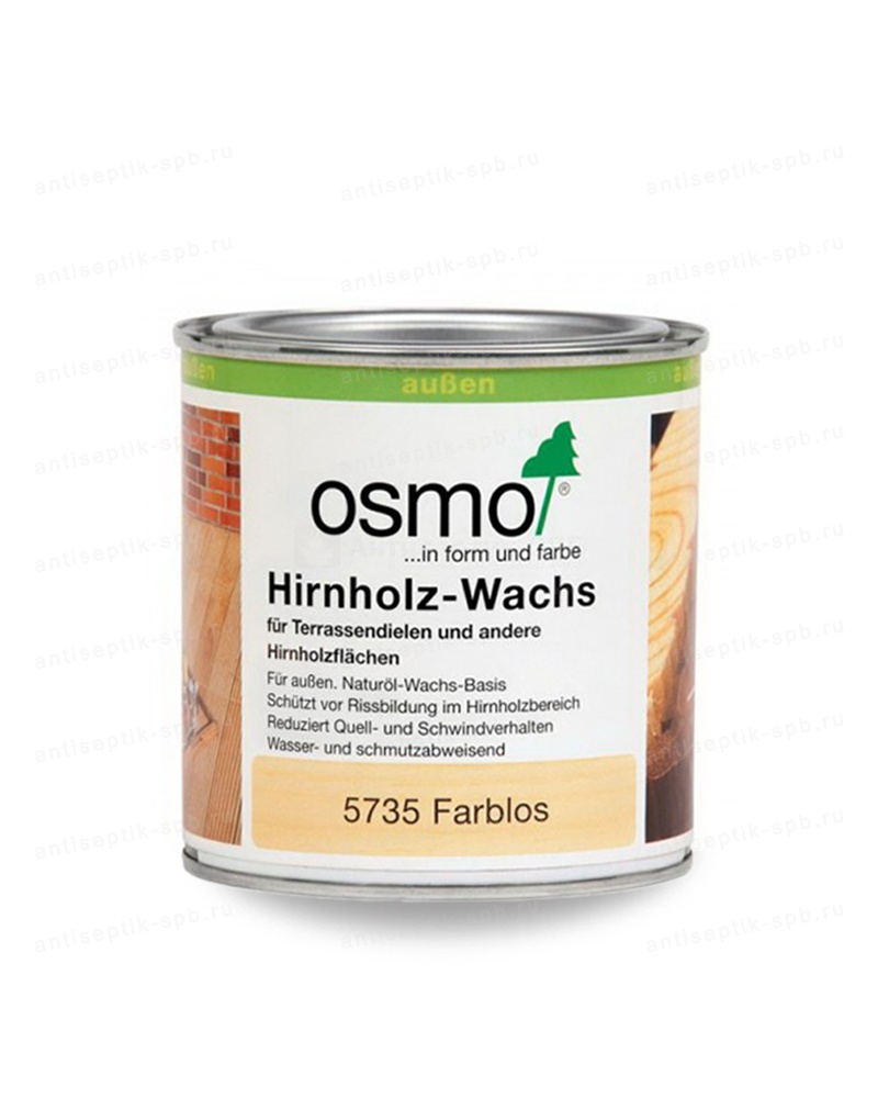 Защитный воск для обработки торцов OSMO Hirnholz-Washs
