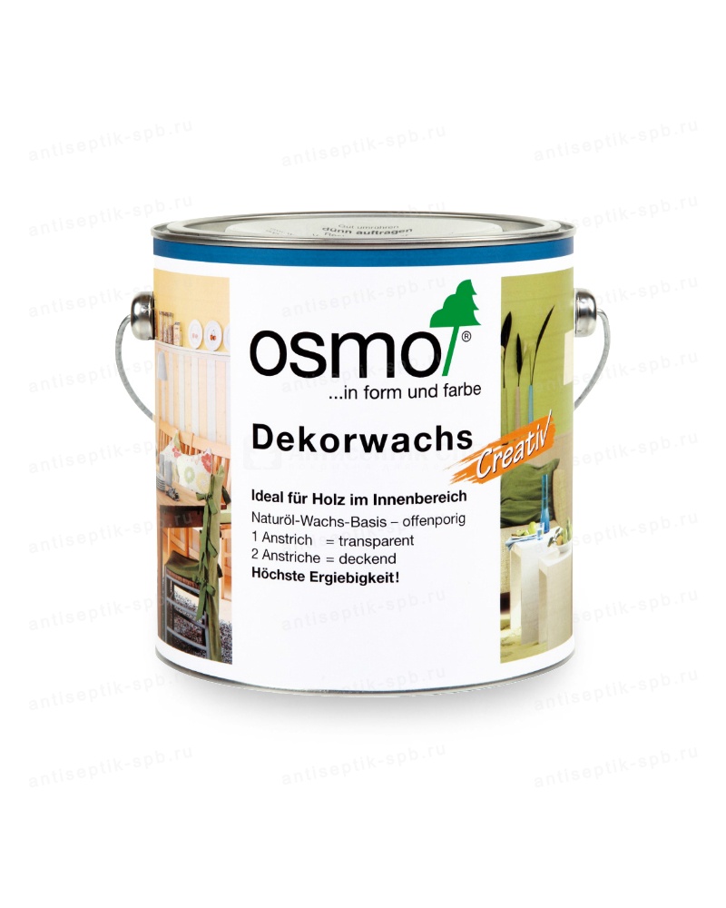 Цветное масло OSMO Deckorwachs Creativ