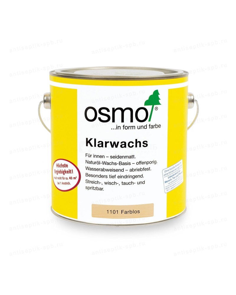 Прозрачное масло для твердых пород OSMO Klarwachs