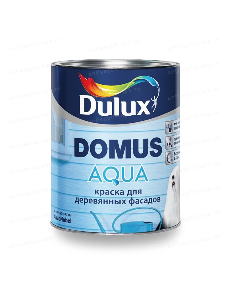 Краска для деревянных фасадов DULUX DOMUS AQUA